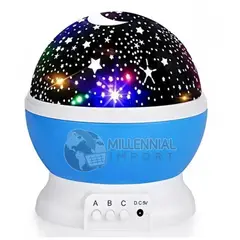 GENERICO - Lámpara Proyector De Estrella y Luna Star Master Para Niños