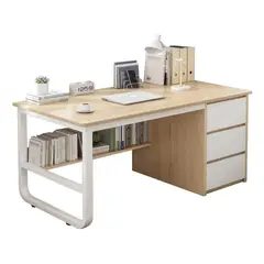 ANYHOGAR - Any Hogar Escritorio Pata Metal Oficina Cajon 100x50x745cm