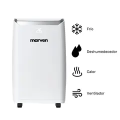 MARVEN - Aire Acondicionado Portátil 4 en 1 (12000 BTU WiFi)
