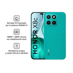 HONOR - X8C VERDE - 8GB RAM 256GB REGISTRADO