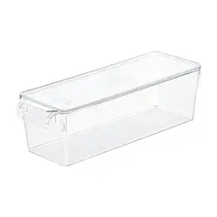 Reyplast - Smart Box 2.3 L con Tapa, Organizador Transparente