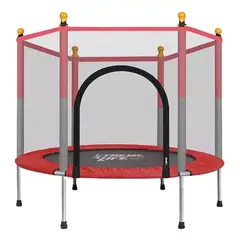 U BUY - Cama Saltarina Pequeña Roja 1400cm con Malla