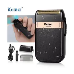 KEMEI - Afeitadora Portátil Recargable para Caballero Kemei 2024