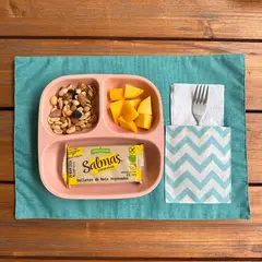 CASIOPIA - Mantel Individual para lonchera antimanchas Zig Zag