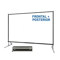 NEO DIGITAL - Pantalla ecran fast fold 200 pulgadas frontal o posterior 4.06x3.05m