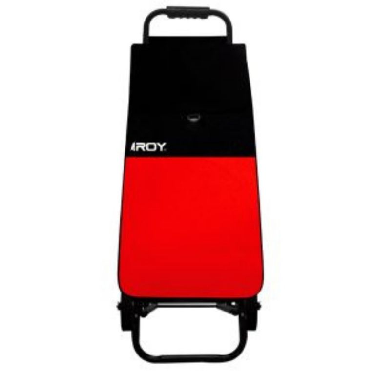 Carrito Roy Estructura Fija Bolso Matizado Rojo y Negro