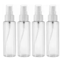 DENISASAA - Botellas Plasticas Con Spray Atomizador 100 Ml 4pcs