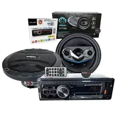 STRATA - Combo Autoradio JL-1782 + Set De Parlantes 320w
