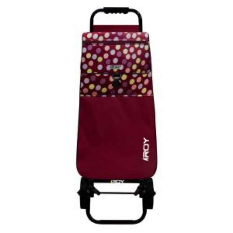Carrito Señorita Eco Estructura Fija Diseño Circular Vino