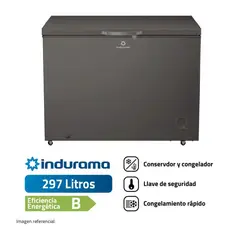 INDURAMA - Congeladora 297L Defrost Gris Indurama CI 320DG