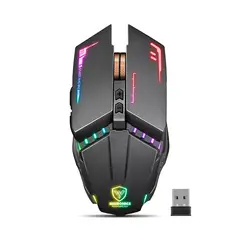 MICRONICS - Mouse Gamer RGB - Multicolor 7 Botones - Inalambrico