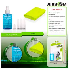 AIRBOOM - Kit de Limpieza AB C5 120ml para LAPTO PC MOVIL TV
