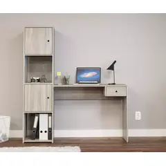 NACION MUEBLES - ESCRITORIO FETKA COLOR GRIS CLARO