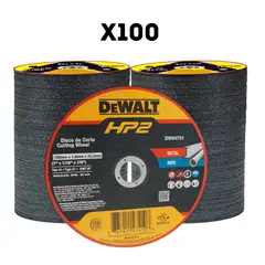 DEWALT - 100 Discos de corte 7P HP2 DW84701