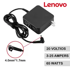 GENERICO - CARGADOR LENOVO COMPATIBLE IDEAPAD 20V 3-25A 65W Retráctil