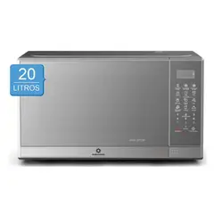 INDURAMA - Horno Microondas MWI-20TCRP de 20L - Silver