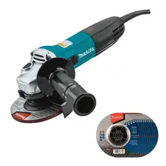 MAKITA - ESMERIL 4½" 720W (GA4530) + 10 DISCOS DE DESBASTE 4½" (D-74485)