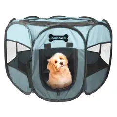 GENERICO - Corral Plegable M Para Mascotas GRIS