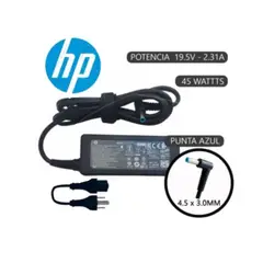 GENERICO - Cargador Laptop HP Punta Azul 195v - 231A -4530- 45W