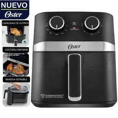 OSTER - Freidora de Aire Manual Oster DiamondForce 4L CKSTAF401MDF