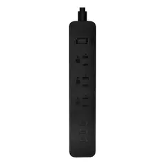 XIAOMI - Supresor De Picos Mi Power Strip USB 3A Negro