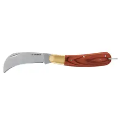 Truper - Cuchillo abatible 8 para electricista mango madera Truper