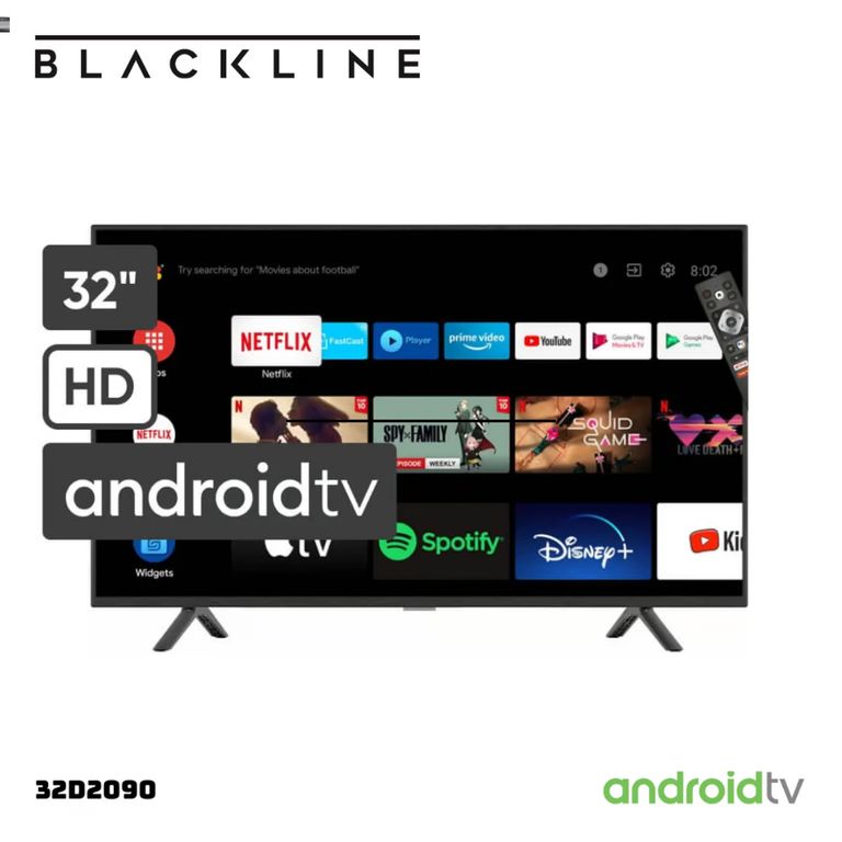 TELEVISOR LED 32 HD SMART TV 32D2090