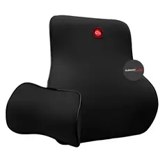 JET - Almohadilla Reposa Cabeza Con Lumbar Memory Foam