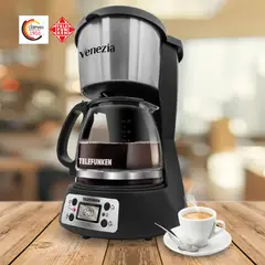 TELEFUNKEN - Cafetera Programable Eléctrica Venezia