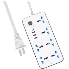 SEISA - Enchufe Extensión Toma Corriente Cargador Puerto Usb Tipo C