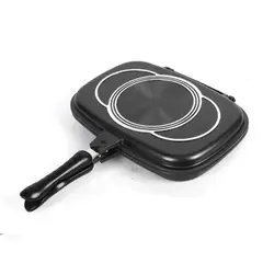 Dsp - Sartén Grill Doble Cara Antiadherente Negro 40cm