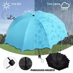 GENERICO - PARAGUAS PLEGABLE MÁGICO CON DISEÑO