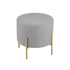 GENERICO - PUFF CANDY GRIS GOLD REDONDO