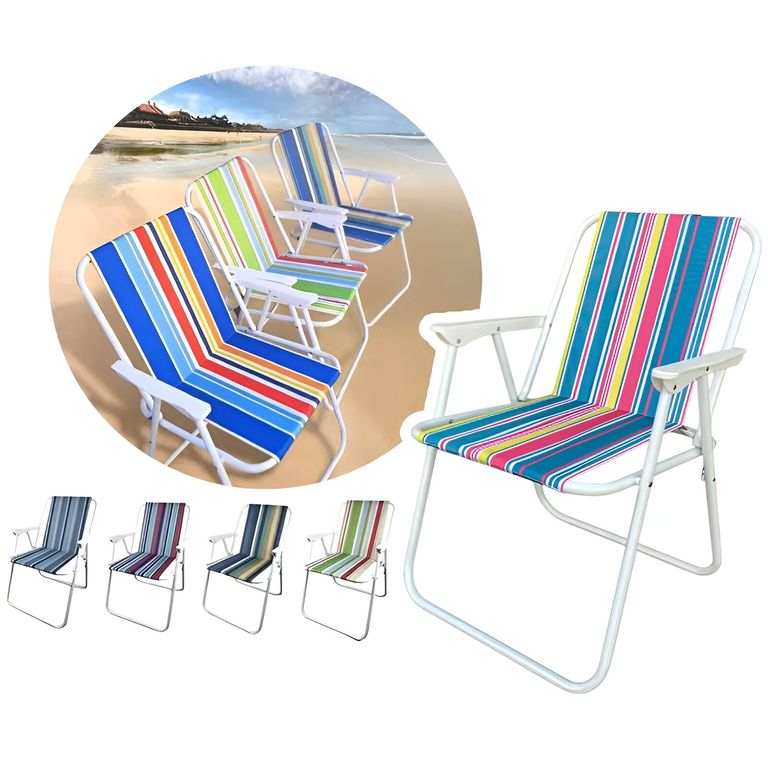 Silla de Playa Camping Plegable Terraza ALEATORIO
