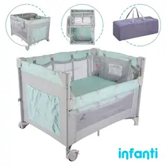 INFANTI - Corral Cuna Always Together Mint