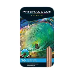 PRISMACOLOR - Colores Acuarelables Profesionales Premier x36