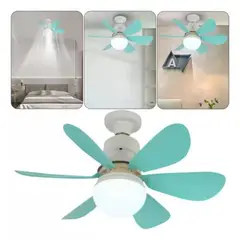 EWTTO - Foco Ventilador De Flor 40W  CELESTE