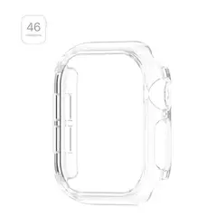 GENERICO - Protector de Pantalla Bumper para Apple Watch 10 46 mm - Transparente