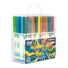 ARTESCO - MARCADORES POWER TIPS PUNTA CONICA X 100