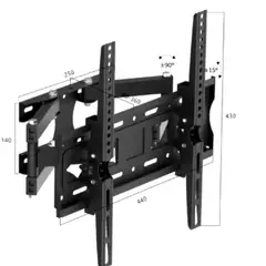 GENERICO - Rack para TV Led 26-65″ Doble Brazo CP412.