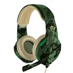 TRUST - AUDIFONO GXT 310C RADIUS GAMING MICROFONO 35MM CAMO VERDE