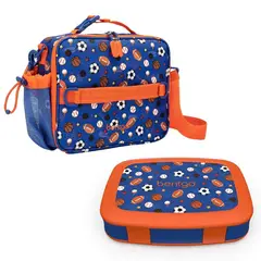 BENTGO - Set Lonchera y Porta Lonchera Kids - Balones