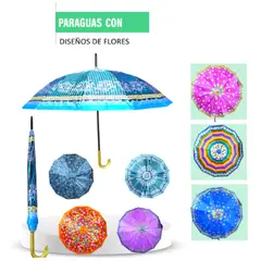 GENERICO - Paraguas Plegable Sombrilla de Mano