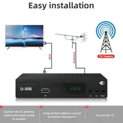 OEM - Sintonizador Decodificador Canal Digital de TV Incluye Youtube Full HD