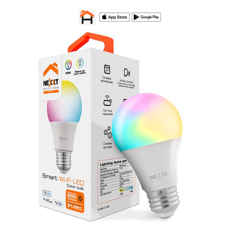 Foco Led Inteligente NEXXT CON LUZ RGB - NHB C120M