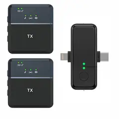 GENERICO - Microfono Inalambrico Solapa Tipo C lightning Jack 35mm Sx31