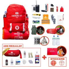 EMERGENCY KIT PERU - Mochila de emergencia PREMIUM 1-2 personas