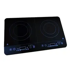 MEGAMOM - Cocina de Inducción 2 Hornillas 8 Funciones MM-150DI