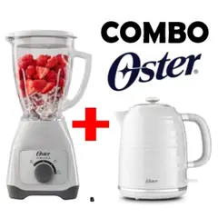 OSTER - Licuadora Oster 1.5 Lt 2 Velocidades + Hervidora de 1.8
