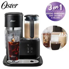 OSTER - Cafetera Frape 3 en 1 con Licuadora 900W BVSTDC03B
